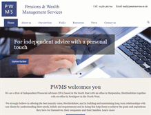 Tablet Screenshot of pensionswms.co.uk
